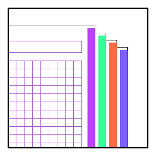 Chic&Love Sweet California - Cuaderno con 120 hojas y cuadrícula, A5, color fucsia