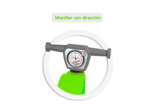 Chicos - Correpasillos con cuatro ruedas Mini Custom verde (Fábrica de Juguetes 36048)