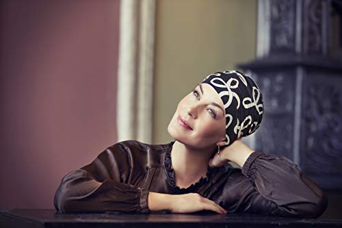 Christine Headwear Gorro oncológico Yoga Estampado con bambú hipoalergenico (Estampado Arcos clásicos)
