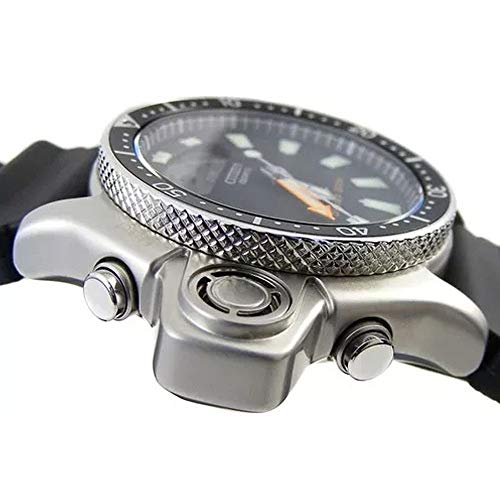 Citizen Reloj Analógico para Hombre de Cuarzo con Correa en Caucho JP2000-08E