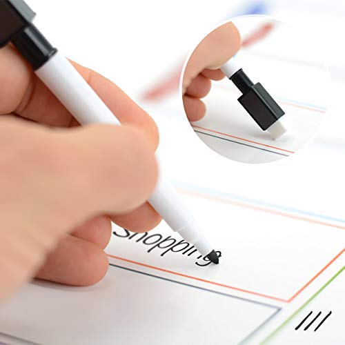 CKB Ltd® - Pizarra magnética para frigorífico (tamaño A3, incluye marcadores y borrador)