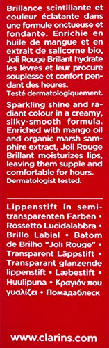 Clarins Joli Rouge Lipstick - Barra de labios, color 742-joli rouge, 3,5 gr