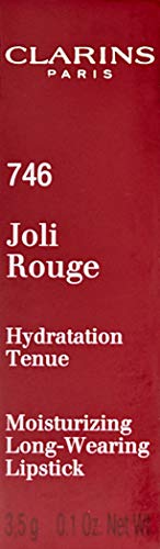 Clarins Joli Rouge Lipstick - Barra de labios, color 746-tender nude, 3,5 gr