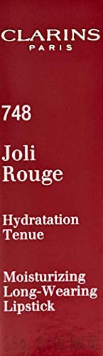 Clarins Joli Rouge Lipstick - Barra de labios, color 748-delicious pink, 3,5 gr