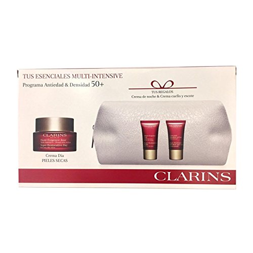 Clarins Multi-Intensive Lote Crema de Día, Crema de Noche y Concentrado Cuello y Escote - 80 ml