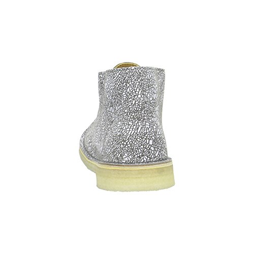 Clarks Boot, Botas Desert para Mujer, Multicolor (White/Grey), 38 EU