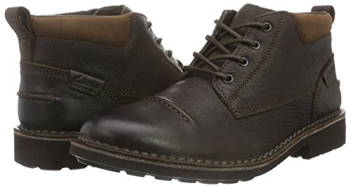 Clarks Lawes, Botines para Hombre, Marrón (Brown Warm Lined Lea), 42.5 EU