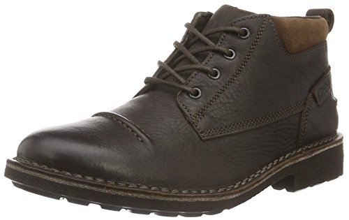 Clarks Lawes, Botines para Hombre, Marrón (Brown Warm Lined Lea), 42.5 EU