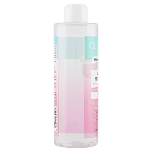 CLINIANS HYDRA PLUS agua micelar activa antiestrés para pieles secas o sensibles, con Extracto de Malva, 400 mL