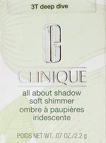 Clinique All About Shadow Soft Shimmer - Sombra de ojos, color 3t deep dive, 2,2 gr