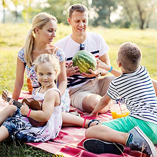 CODIRATO 12 PCS Pulseras Repelentes de Mosquitos, Pulseras Antimosquitos Impermeable Bandas Repelentes de Piel para Repelente de Mosquitos, Campamento de Insectos, Excursiones y Viajes (6 Colores)