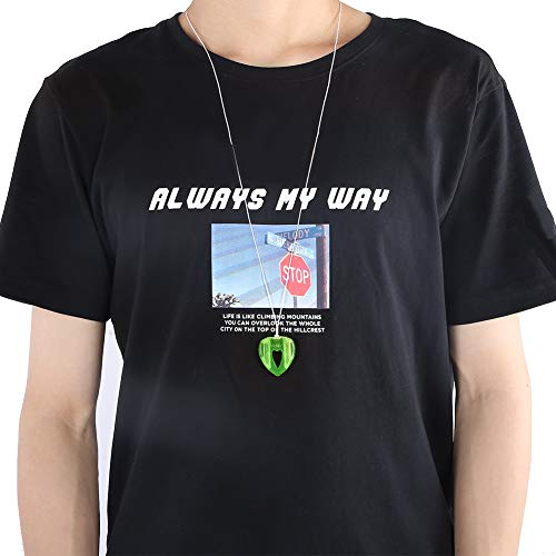 Colgante de botella de perfume de gama alta en forma de corazón, colgante de perfume conveniente de plástico, quitar o cubrir el olor para mujeres colgadas en el coche regalo de(green)