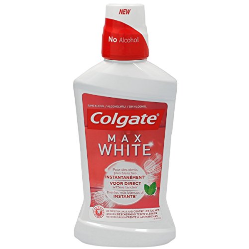 COLGATE MAX WHITE enjuague bucal botella 500 ml