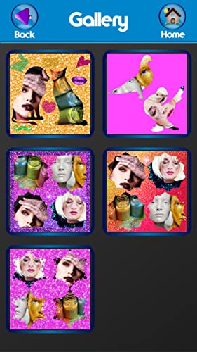 Collage de fotos brillantes