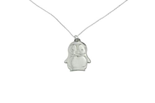 Collar con diseño de pingüino con Textura