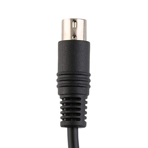 Color Negro 9-Pin Mini TO 9-Pin Mini DIN Cable de señal para Genesis 2 Scart Cable Línea de señal de promoción Caliente