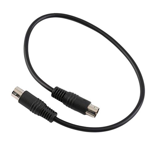 Color Negro 9-Pin Mini TO 9-Pin Mini DIN Cable de señal para Genesis 2 Scart Cable Línea de señal de promoción Caliente