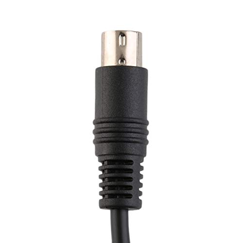 Color Negro 9-Pin Mini TO 9-Pin Mini DIN Cable de señal para Genesis 2 Scart Cable Línea de señal de promoción Caliente Negro Jasnyfall