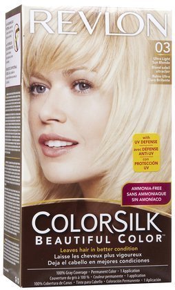 COLORSILK permanente pelo color, Ultra Light Sun Blonde (03/11g) (cantidad de 5) by Revlon