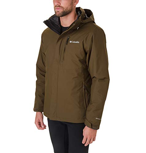 Columbia Element Blocker II Chaqueta Interchange para Hombre, Verde (Olive Green), M