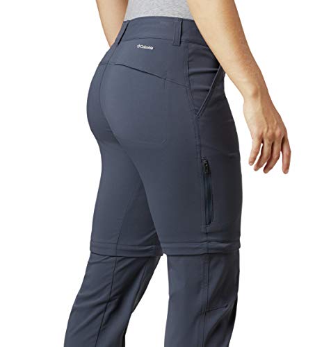 Columbia Saturday Trail II MJ Pantalones Elásticos, Mujer, Gris (India Ink), Talla US: W10/L (EU W42/L)