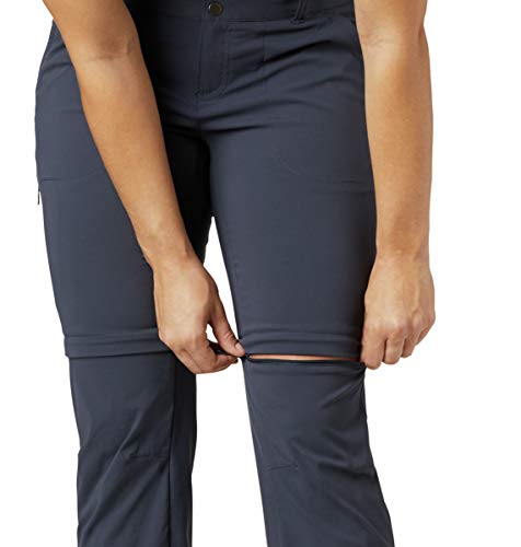 Columbia Saturday Trail II MJ Pantalones Elásticos, Mujer, Gris (India Ink), Talla US: W10/L (EU W42/L)