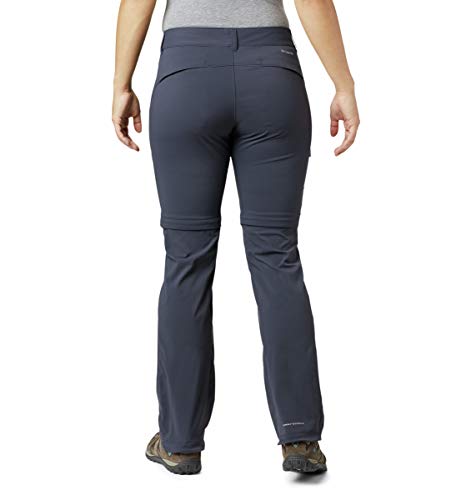 Columbia Saturday Trail II MJ Pantalones Elásticos, Mujer, Gris (India Ink), Talla US: W10/L (EU W42/L)