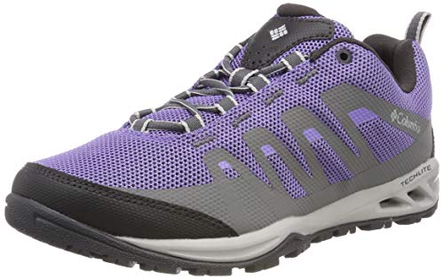 Columbia Vapor Vent, Zapatillas de Senderismo para Mujer, Gris (Ti Grey Steel, Fairytale), 40 EU