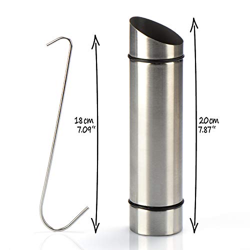 com-four® Humidificador de Acero Inoxidable 2X - Calentador para Colgar en el Calentador - Evaporador de radiador con Dos Ganchos en S