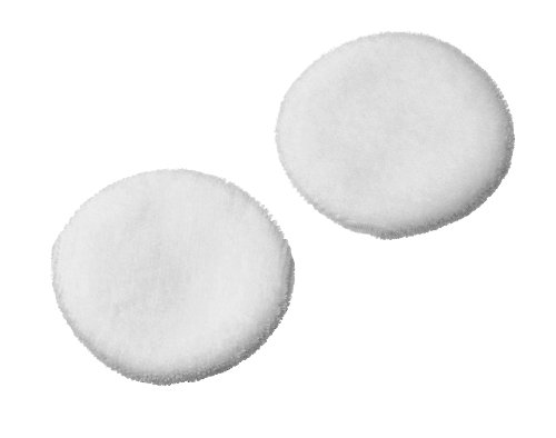 Comair 3090033 - Borlas para polvos (algodón y satén, 2 unidades, 6 cm)