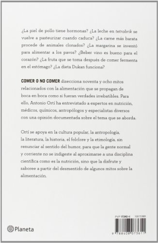 Comer o no comer: Mitos y falsedades de la alimentación ((Fuera de colección))