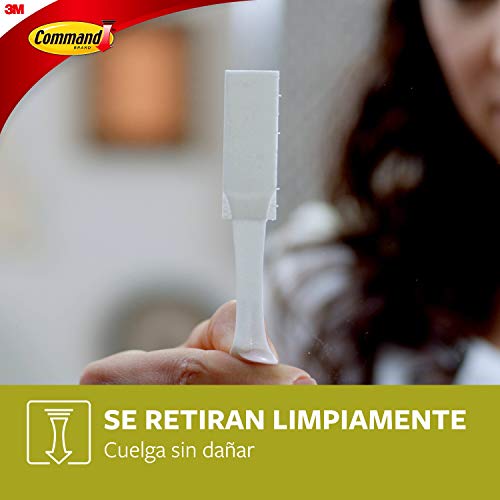 Command 17209 Tiras cuelga cuadros, Blanco, M/L, Set de 12 Piezas