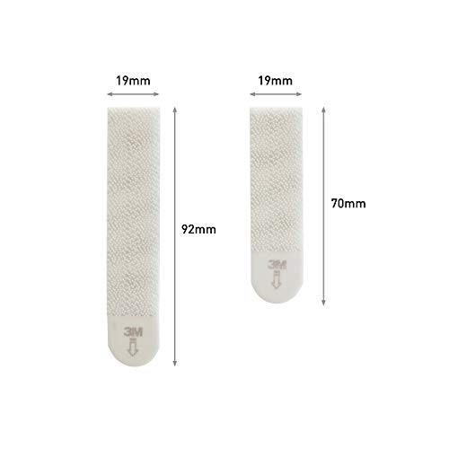 Command 17209 Tiras cuelga cuadros, Blanco, M/L, Set de 12 Piezas