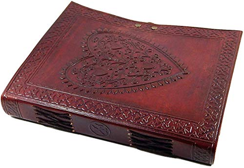 Comprar Cuaderno de cuero personalizado copto | Diario de cuero | Papel de escritura Diario de cuero|- Tienda Online Diario de cuero de corazón Dharma_Craft