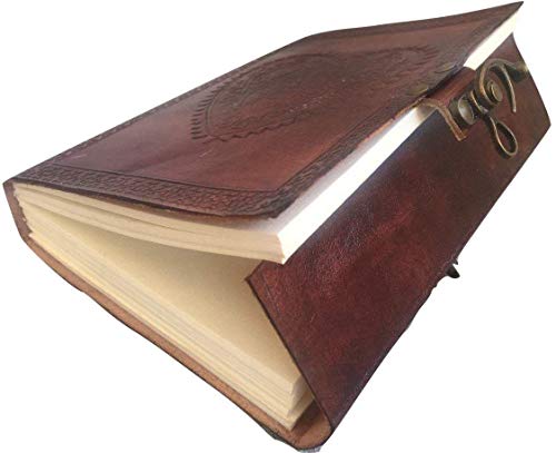 Comprar Cuaderno de cuero personalizado copto | Diario de cuero | Papel de escritura Diario de cuero|- Tienda Online Diario de cuero de corazón Dharma_Craft