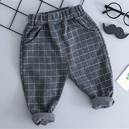 Conjuntos de Ropa de Invierno,JiaMeng Baby Gentleman T-Shirt Pantalones a Cuadros Pantalones Trajes de Corbata Conjunto Bebé niño Tops + Pantalones Ropa Conjuntos