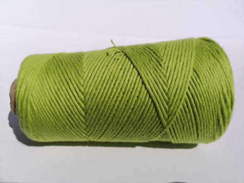 CONOS ALGODÓN SUPREME VERDE KIWI PEINADO 250 GRAMOS CONO XL 225 METROS