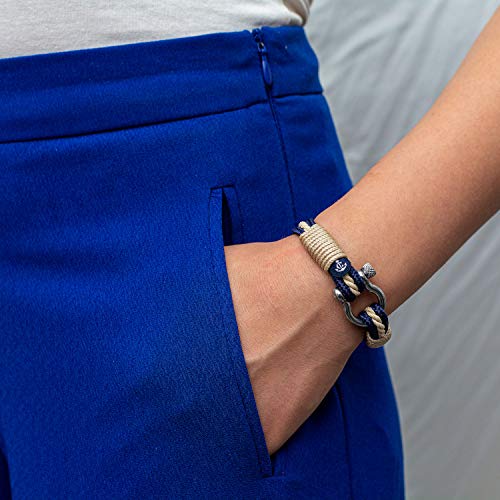 Constantin Nautics Pulseras Náuticas Pulseras Hechas a Mano de Cuerda de Navegación Náutica. Gran Variedad de Tamaños y Colores. Pulseras de Hilo para Hombres y Mujeres