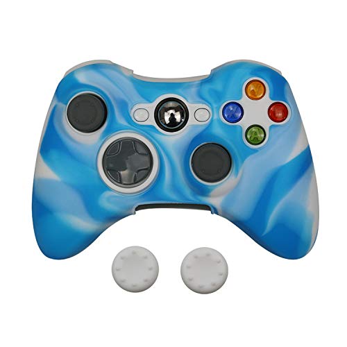 Controller per videogiochi | Custodia protettiva in silicone per Xbox 360 Gamepad Custodia protettiva in silicone per Xbox 360 Accessori controller Custodia protettiva in gel Skin-Camo-