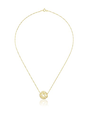 Córdoba Jewels | Gargantilla en Plata de Ley 925 bañada en Oro. Diseño Jaula Oro