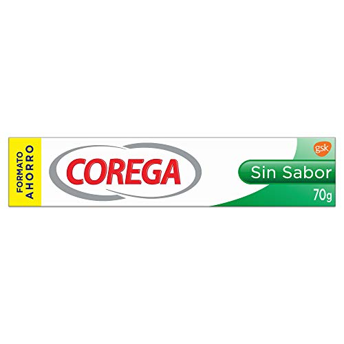 Corega Sin Sabor - Crema Fijadora para Prótesis Dentales - 70 g