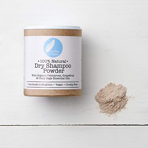 Corinne Taylor - Champú seco en polvo, 100% natural, orgánico, vegano y no testado en animales. 85 g