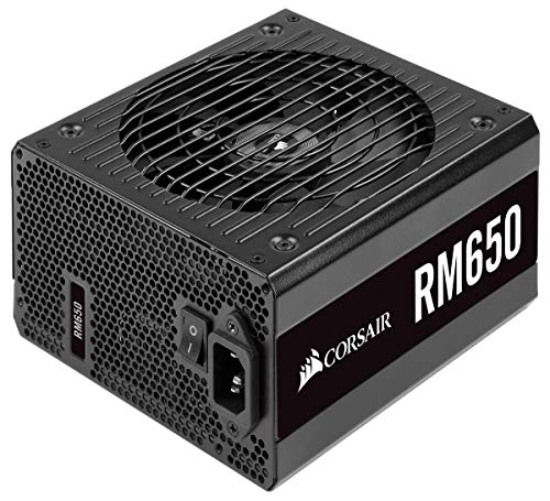 Corsair RM650 - Fuente de Alimentación (ATX Totalmente Modular, 80 Plus Gold, 650 W) color negro (CP-9020194-EU)