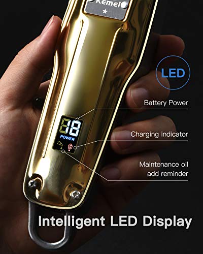 cortapelos hombre OriHea cortapelos hombre Barbero Electrico Cortapelos Profesional Hombre Cortador Pelo Cortadora de Pelo Recargable Máquina de Afeitar Recortadora Barba