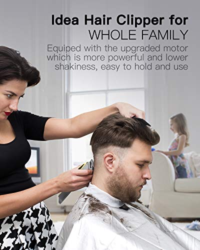 cortapelos hombre OriHea cortapelos hombre Barbero Electrico Cortapelos Profesional Hombre Cortador Pelo Cortadora de Pelo Recargable Máquina de Afeitar Recortadora Barba