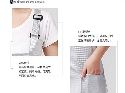 Corte de cabello, peluquería, ropa de trabajo para peluquerías, tintes para el cabello, delantal de alcantarillado 74 * 80 cm.