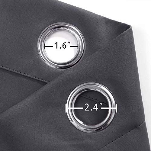 Cortinas Aishare Store, cortinas de ventana de 213,4 cm de largo, delfín, vida silvestre subacuática, cortinas opacas aislantes para dormitorio (2 paneles)