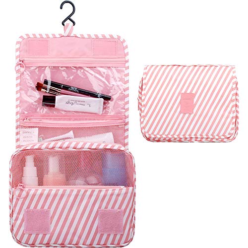 Cosmético Bolsa Paquete Almacenamiento Caso de Gran Capacidad Bra Toalla para Mujeres Niñas Viaje Baño con Colgado Bolso Paño de Impermeable