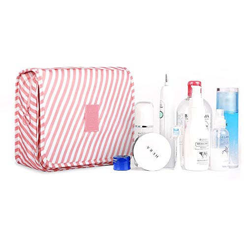 Cosmético Bolsa Paquete Almacenamiento Caso de Gran Capacidad Bra Toalla para Mujeres Niñas Viaje Baño con Colgado Bolso Paño de Impermeable