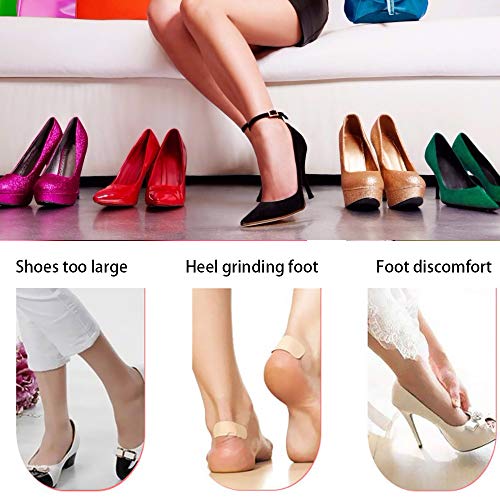 COSYINSOFA 6 pares Heel Pads Almohadillas para talón, forros para el talón Plantillas de zapatos autoadhesivas y adhesivos Protector para el cuidado de los pies
